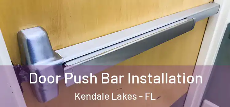  Door Push Bar Installation Kendale Lakes - FL