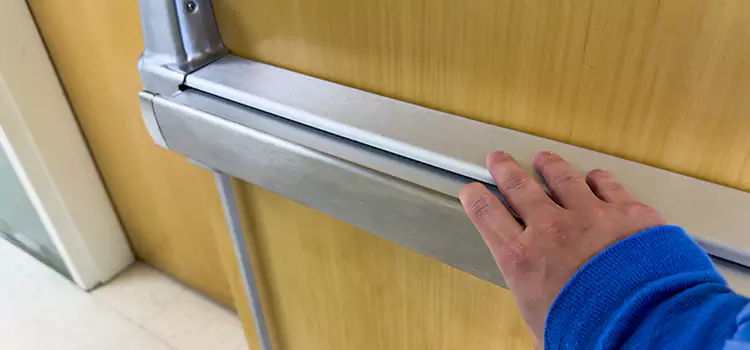Installing a Push Bar on a Door Kendale Lakes